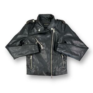 AFTF Basic Leather Jacket Size Medium